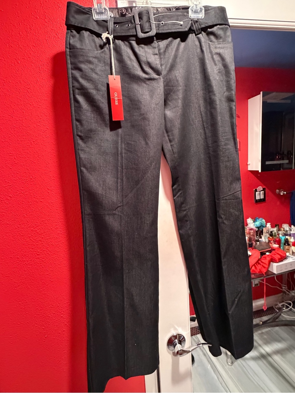 Mossimo Supply Co. Black Women’s Dress Pants with Belt